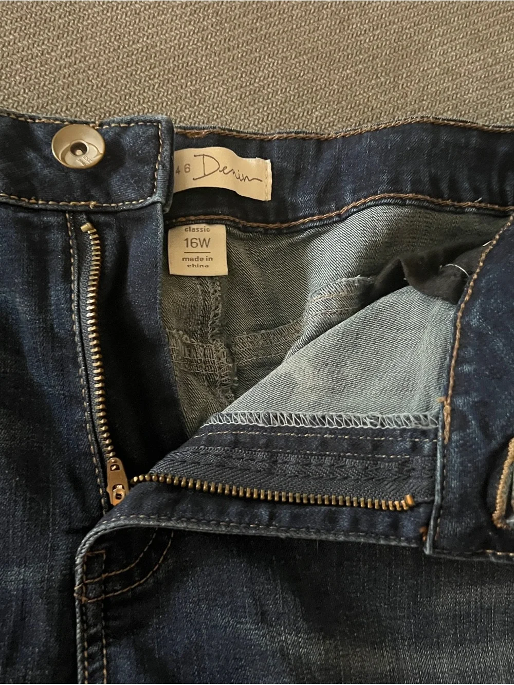 Dark Wash Denim Shorts